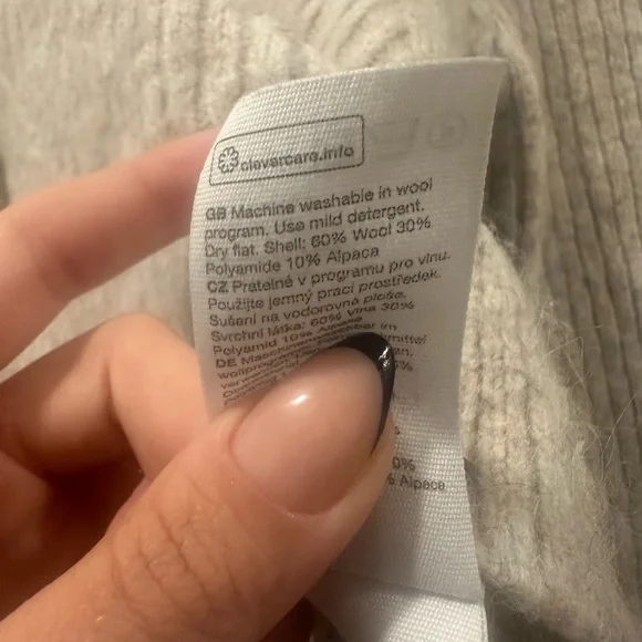 & Other Stories Beige Cardigan Sweater - Picture 5 of 5